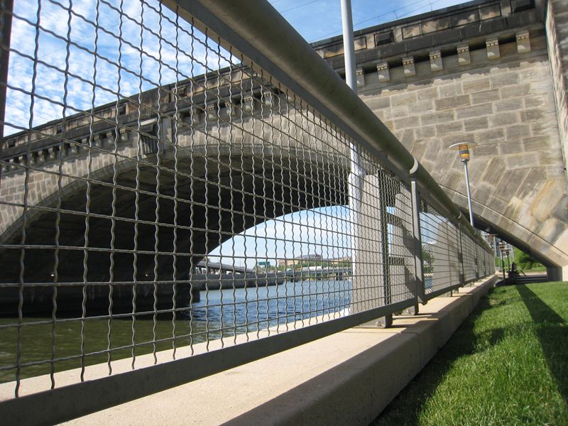 河道护栏案例 - 安平县万基筛网有限公司图片9